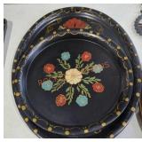 Hand Painted Trays - Qty 2