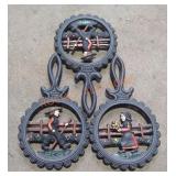 Amish Trivets - Qty 3
