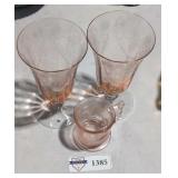 Pink Depression Glass