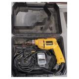 DeWalt dwd110k 3/8" VSR Pistol Grip Drill Kit