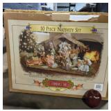 Large 10-piece Nativity Set