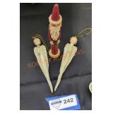 Santa and Angel Figurines Lot