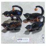 Cat Figurines - Qty 4