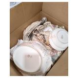 Misc Dishes Box Lot