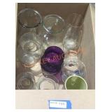 Misc Glassware Box Lot