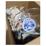-Misc Glassware Box LOT