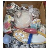 Misc Dishes Box Lot