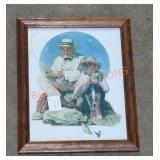 "Catching the Big One" Norman Rockwell