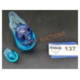 Glass Blue Birds