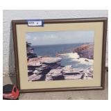 Framed Print- Gull Rock, Cornwall