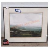 A View of the Lake District" Framed Print