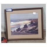 Framed Print- Bedruthan Steps, St Eval, Cornwall