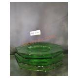 Uranium Octagon Plates Set