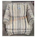 Vintage Striped Armchair