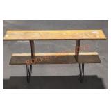 2-tier Hairpin Console Table