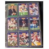 Football Cards in Binder Lot