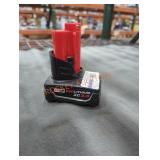 Milwaukee M12 xc 3 ah battery
