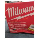 Milwaukee M18 cordless 18 Gauge double cut shear