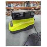 Ryobi 18v 1.5 ah battery and charger