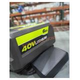 Ryobi 40v 6 ah battery and charger