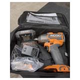 RIDGID 18v 1/2" Mid Torque Impact Wrench Kit