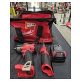 Milwaukee M18 1/2" Impact Wrench,M12 3/8" rachet