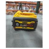 DeWalt 20v/60v flex volt 6 ah battery