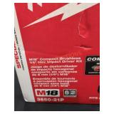 Milwaukee M18 Compact 1/4" hex Impact Driver
