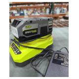 Ryobi 18v 4 ah battery and charger