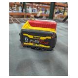 DeWalt 20v/60v flex volt 6 ah battery