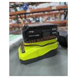 Ryobi 18v 4 ah battery and charger