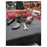 Milwaukee 4-1/2" Small Angle grinder Sold As Is