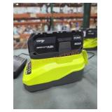 Ryobi 18v 4 ah battery and charger