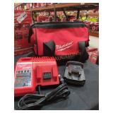 Milwaukee M18 charger and battery pack with