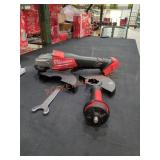 Milwaukee M18 4-1/2" 6" braking grinder,paddle