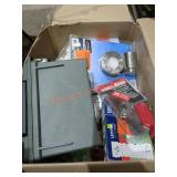 Box Lot Of Assorted Home Improvement Items