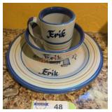 "Erik" Hand Painted Dish Set