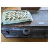 Train Trunk and Matchbox Cars Lot