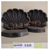 Metal Book Ends - Qty 2