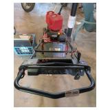 Simplicity Lawnmower and Gas Cans