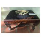 Needlepoint Foot Stool