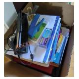 Large Office Supplies Box Lot