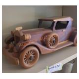 Carved Wooden 1932 Plymouth Phaeton Car