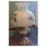 Painted Hurricane Lamp