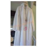 Clergy Alb and Cross Necklace