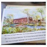 1971 Art Print Recreations Lot - Qty 3