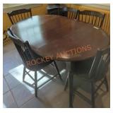 58" Kitchen Table w 5 Chairs