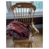 Rocking Chair and Blanket