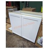 36" white cabinet base