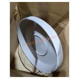 (2) Pebble Stone Suacer